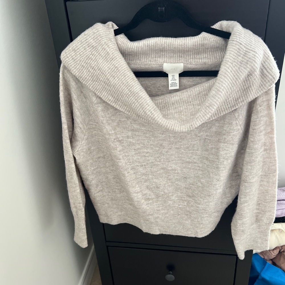 H&M Off-the-Shoulder Sweater